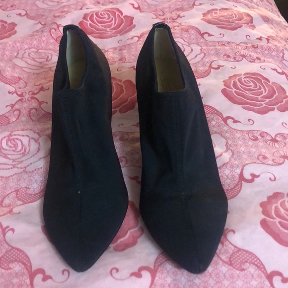 Vintage Joan & David Black Sock Booties - Picture 2 of 3